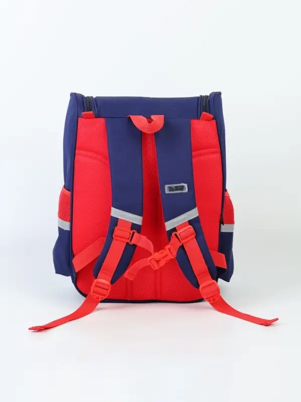 Ранец с эргономичной спинкой квадратный "Ракета"