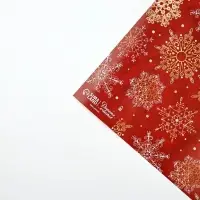 Бумага упаковочная двухсторонняя &laquo;Новогодний переполох&raquo;, набор 4 листа, 70&times;100 см