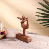 Фигурка &laquo;Гимнастка&raquo;, 14&times;5&times;20 см, дерево суар