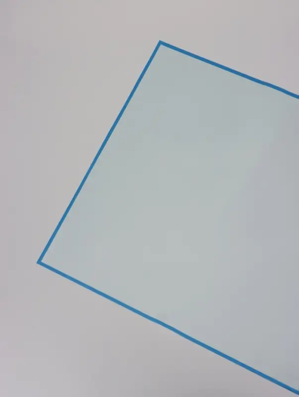 Пленка для цветов, &laquo;Полупрозрачная кайма&raquo;, синяя, 57&times;57 см