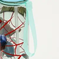 Бутылка пластиковая с трубочкой &laquo;Супергерой&raquo;, 800 мл