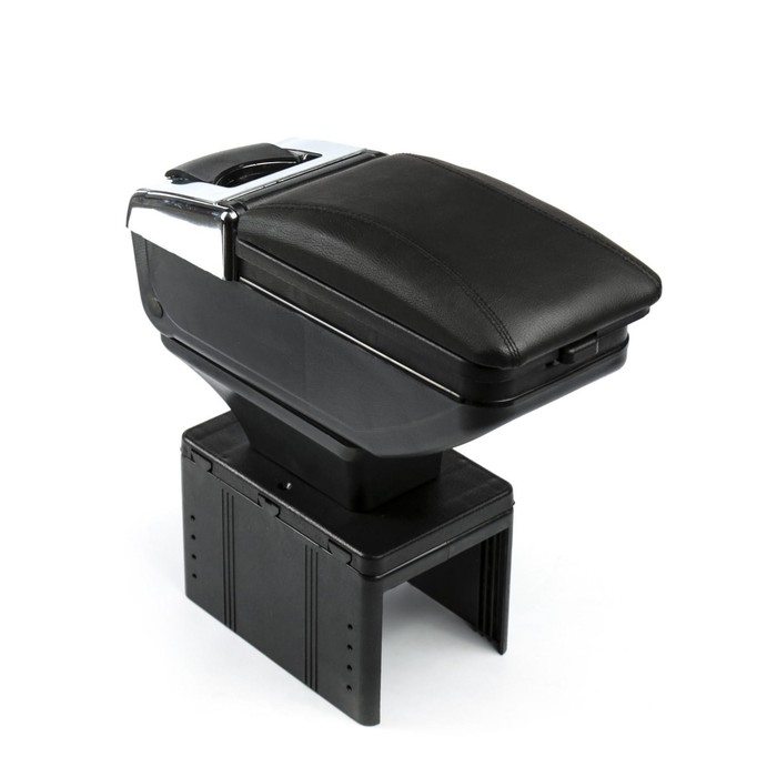 Подлокотник универсальный с пепельницей и подставкой подстаканником, черный, Подлокотник универсальный с пепельницей и подставкой подстаканником, черный,