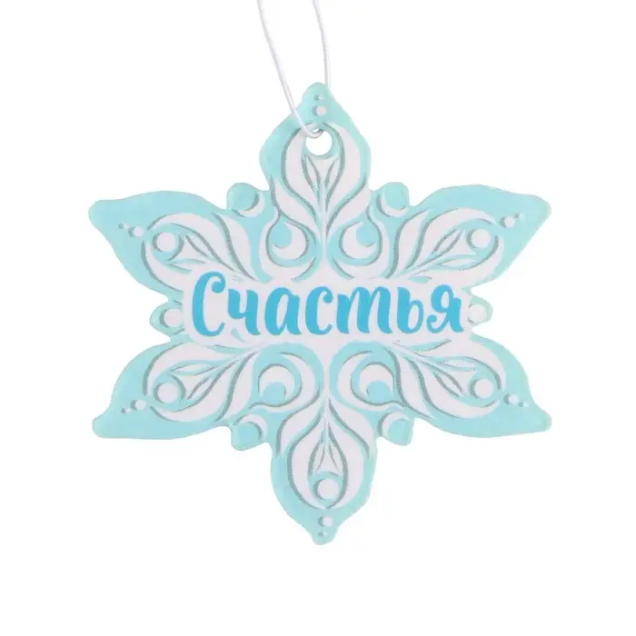 Ароматизатор подвесной Grand Caratt «Снежинка», Ice Fresh