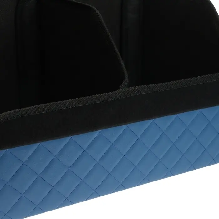 Органайзер кофр в багажник автомобиля Cartage саквояж, экокожа стеганая, 50&times;30&times;30 см, синий