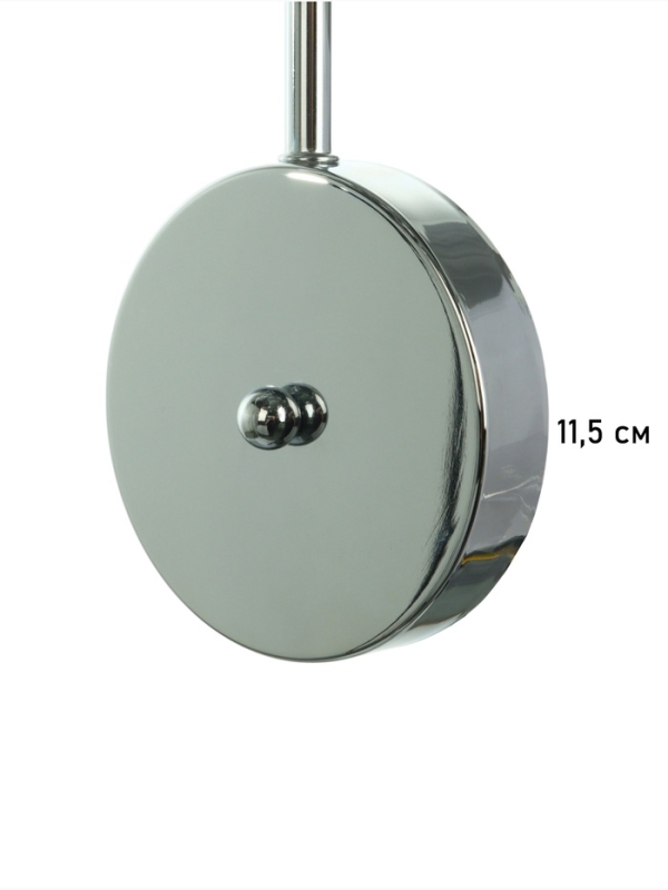 Бра «Лестер» 1х40Вт Е27 серебро 13х17,5х42см Бра «Лестер» 1х40Вт Е27 серебро 13х17,5х42см