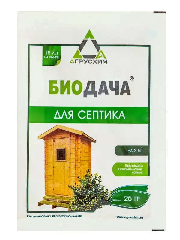 БиоДача для септиков пак. 25 г БиоДача для септиков пак. 25 г