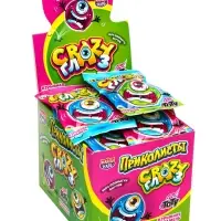 Карамель взрывная &laquo;Приколисты. Crazy Глаз&raquo; с игрушкой и татуировкой, 1 г