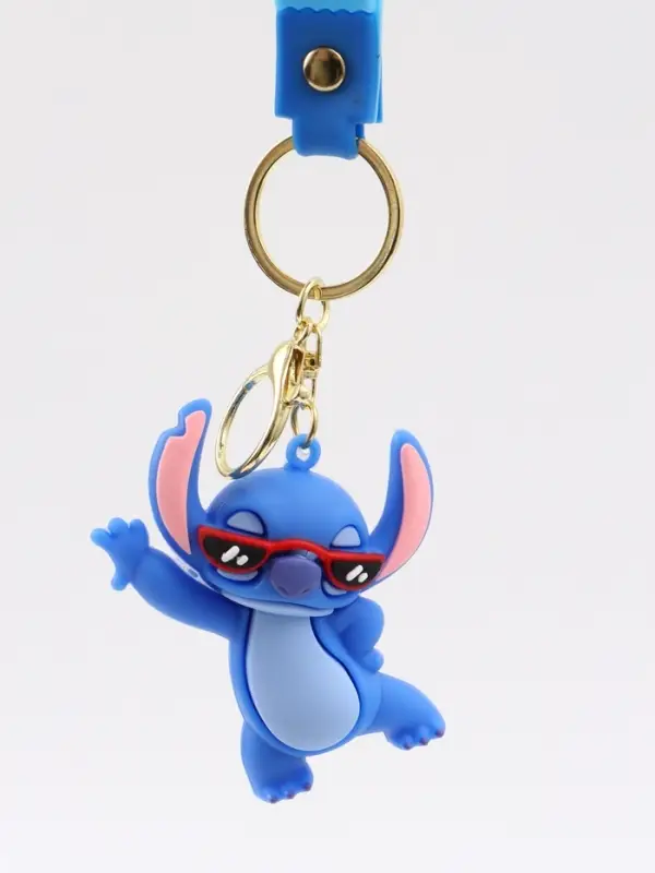 Брелок "Стич в очках", 8 см