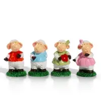 Фигурка &laquo;Нарядная овечка/бараш&raquo;, 3&times;2.3&times;5 см, МИКС