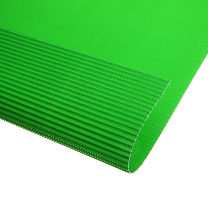 Картон цветной гофрированный А4, 10 листов, 10 цветов Картон цветной гофрированный А4, 10 листов, 10 цветов