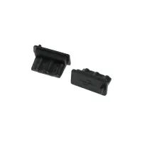 Заглушка USB, пластик, чёрный, набор 10 шт