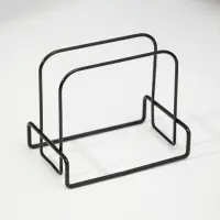 Салфетница Доляна «Демо», 13×8.5×11 см, цвет тёмно-коричневый