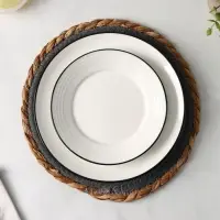 Салфетка сервировочная на стол Доляна &laquo;Мэг&raquo;, 25&times;25 см, цвет голубой