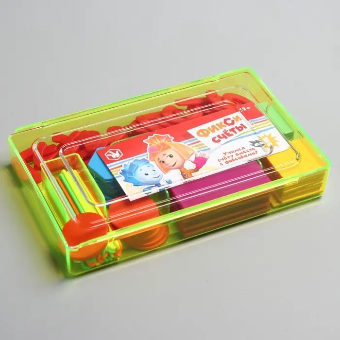 Счётный материал &laquo;Учимся считать&raquo;, 130 элементов в наборе, Фиксики, МИКС