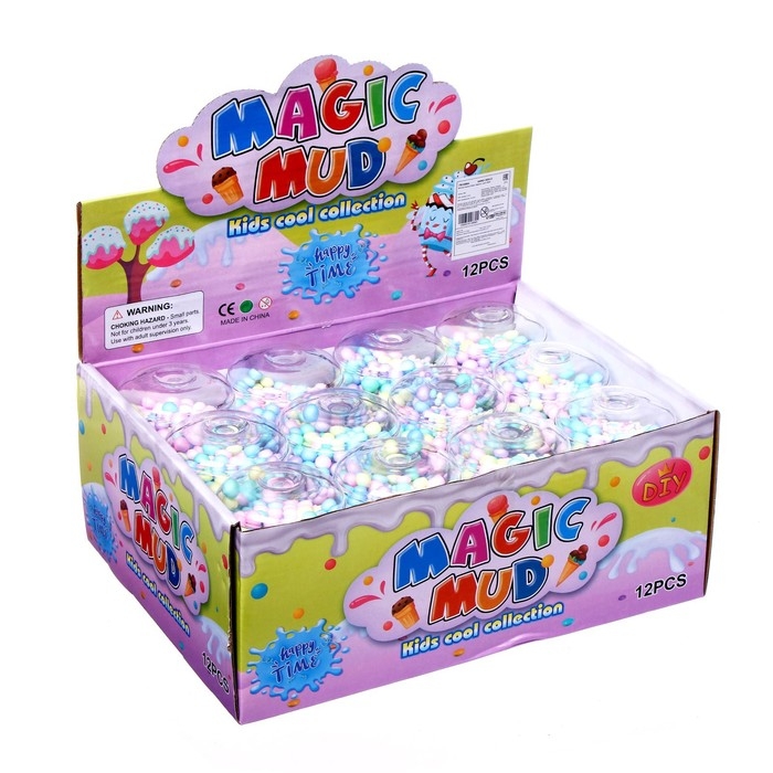 Лизун - слайм &laquo;Шарики&raquo;, цвета МИКС