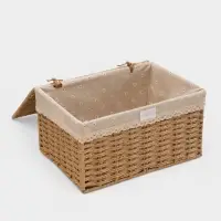 Корзина для хранения SL Home, плетёная, ручной работы, 35&times;25&times;19 см
