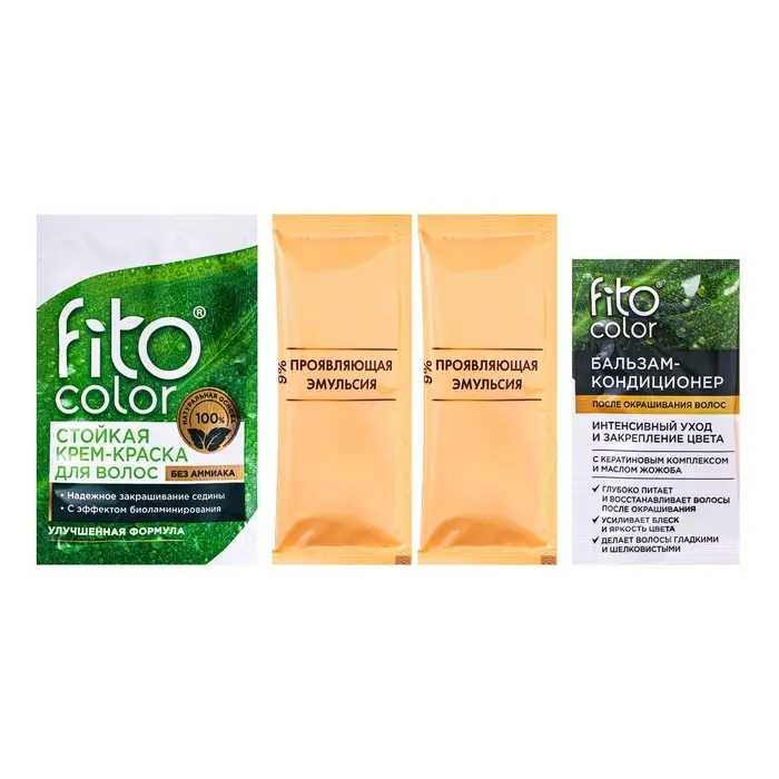 Стойкая крем-краска для волос Fitocolor, тон горький шоколад, 115 мл