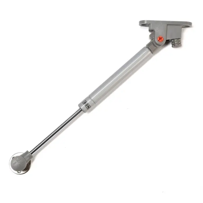 Газлифт 80N CAPPIO, доводчик, бесшумное открывание/закрывание, серый, 2 шт.