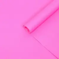 Бумага крафт двусторонняя, фуксия, для цветов и флористики, 0.68&times;10 м