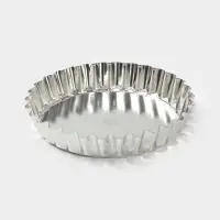 Форма для выпечки, d=21.2 см, h=4 см, жесть, серебристая