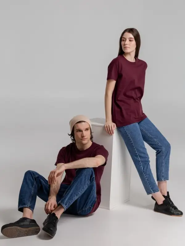 Футболка Imperial 190 бордовая, размер S