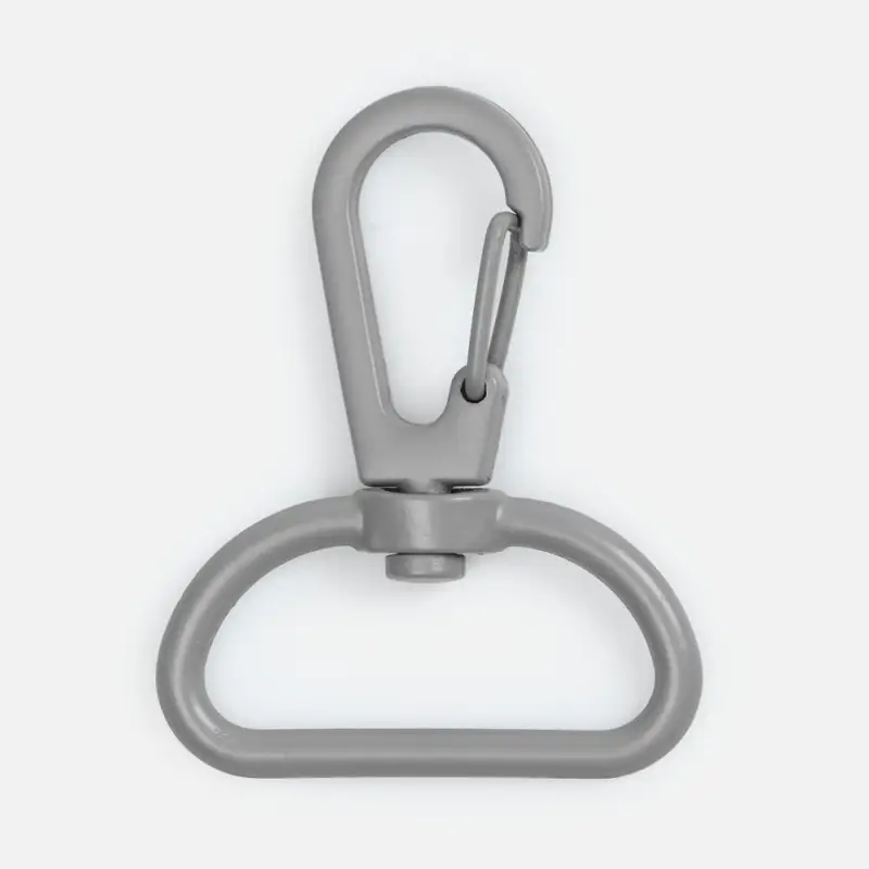 Застежка-карабин Snap Hook, L, серая