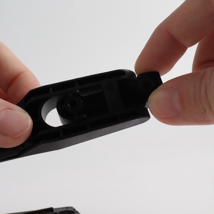 Ручка для чемодана, 22 × 2,5 см, цвет чёрный Ручка для чемодана, 22 × 2,5 см, цвет чёрный