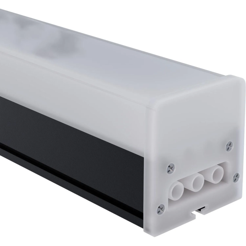 Светильник светодиодный линейный, универсальный, 20Вт, 4000К, IP40, чёрн