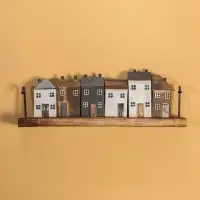 Вешалка «Улица», 36×5×12.5 см, дерево