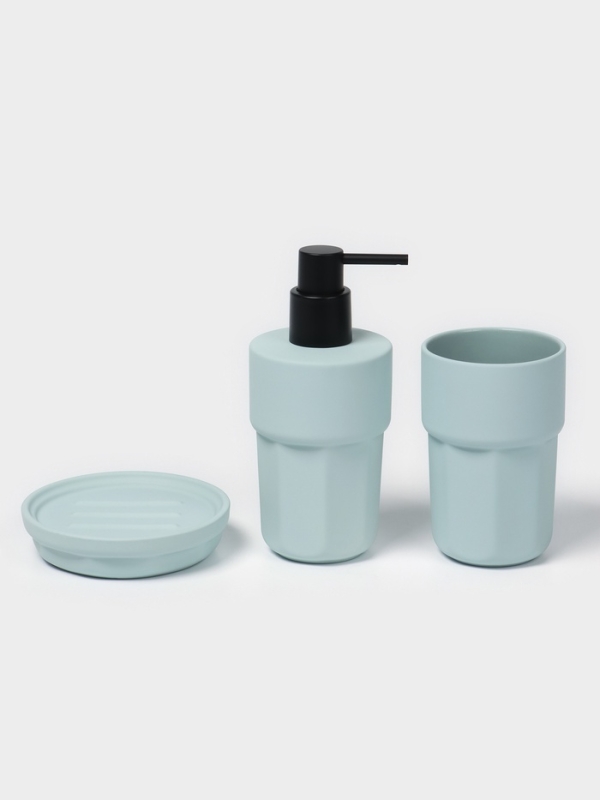 Набор для ванной Набор для ванной "Modern" 3 предмета (дозатор для мыла, стакан, мыльница)