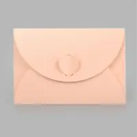 Конверт подарочный для сертификата, 10.5&times;7.2 см, перламутр, нежно-розовый