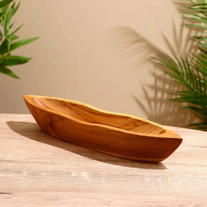 Блюдо «Лодочка», 32×7×5 см, тиковое дерево