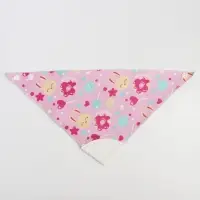 Нагрудник-бандана/слюнявчик для кормления M&B &laquo;Крутышка&raquo; непромокаемый с прорезывателем, на кнопке МИКС