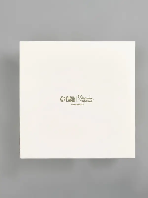 Коробка под 9 конфет с ячейками &laquo;Счастья в Новом году!&raquo;, 14.5&times;14.5&times;3 см