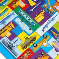 Головоломка тетрис Лесная мастерская &laquo;Большой транспорт&raquo;, 44 детали