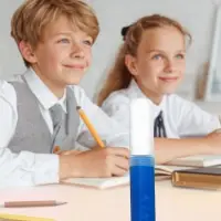 Пенал - тубус Calligrata, 40&times;195 мм, пластиковый, МИКС