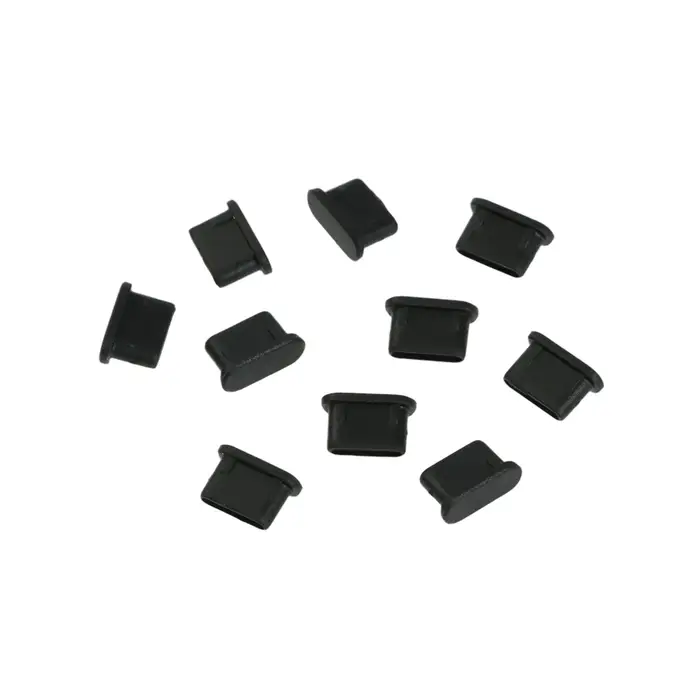 Заглушка Type-c, чёрный, пластик, набор 10 шт. Заглушка Type-c, чёрный, пластик, набор 10 шт.
