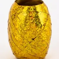 Лента упаковочная голографическая, для воздушных шаров и подарков, ассорти, набор 6 шт., 0.5 см &times; 10 м