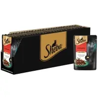 Влажный корм Sheba для кошек, ломтики в соусе говядина, пауч, 75 г