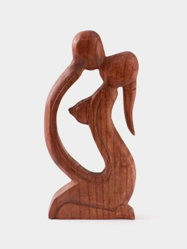 Фигурка &laquo;Поцелуй&raquo;, 30&times;12.5&times;3.5 см, дерево