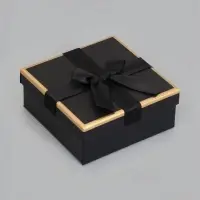 Набор подарочных коробок 3 в 1, 19&times;19&times;9.5 см, 17&times;17&times;8 см, 15&times;15&times;6.5 см
