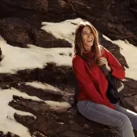 Куртка флисовая женская Sarasota, красная, размер XL