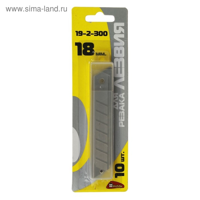 Лезвия для ножей Лезвия для ножей "РемоКолор", сегментированные, 18х100 мм, 10 шт.