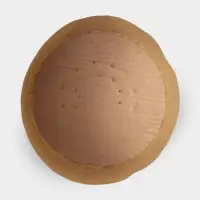 Формы для выпечки кулича бумажные &laquo;Зайки в лесу&raquo;, одноразовые, набор 10 шт., 7&times;6 см, бежевые