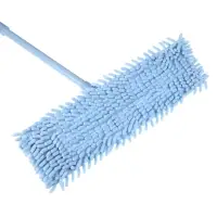 VETTA Швабра эконом с насадкой из микрофиб. без подкл., телескоп., металл, 70-120см, насадка 50г