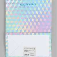 Пакет подарочный ламинированный "Лабиринт", S 18 x 23 х 10 см
