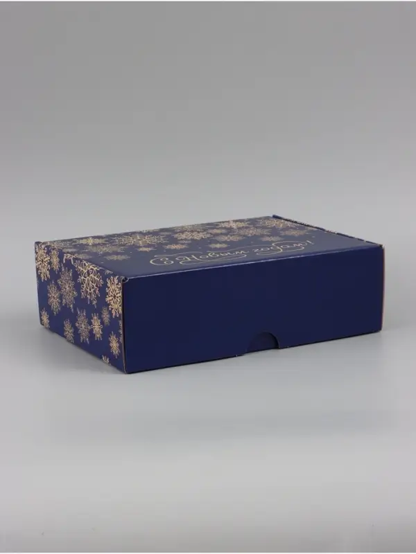 Коробка подарочная, самосборная &laquo;Новый год&raquo;,30.7&times;22&times;9.5 см