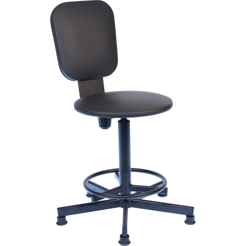 Стул лабораторный РС01.00.37 (РС37 сборный-201-01) к/з черный