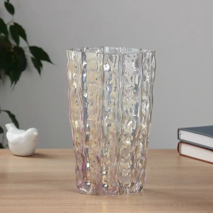 Ваза для цветов &laquo;Элоди галант&raquo; стиль, 22.5&times;14 см, стекло, прозрачная