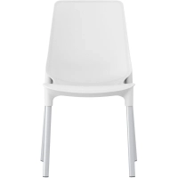 Стул для столовых EL_SHT-S75 пластик белый/хром лак 1880